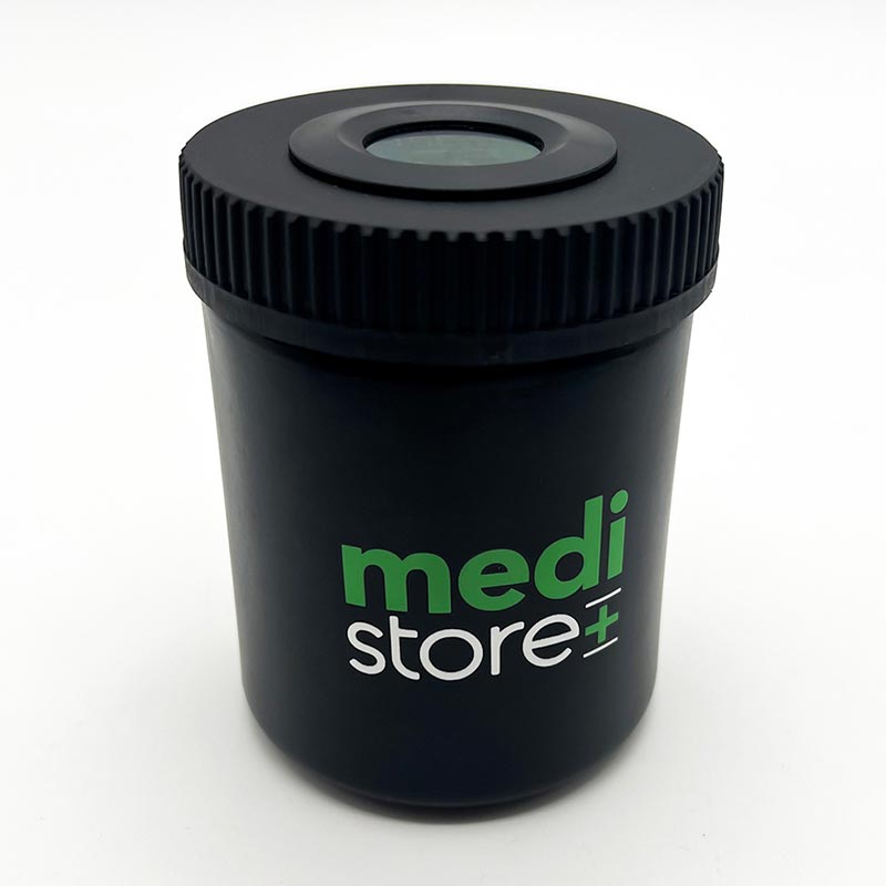 MediStore Glass Temperature Control Storage Jar 250ml