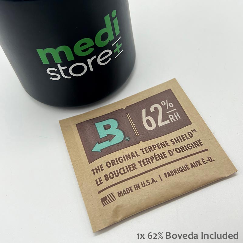 MediStore Glass Temperature Control Storage Jar & Boveda NZ