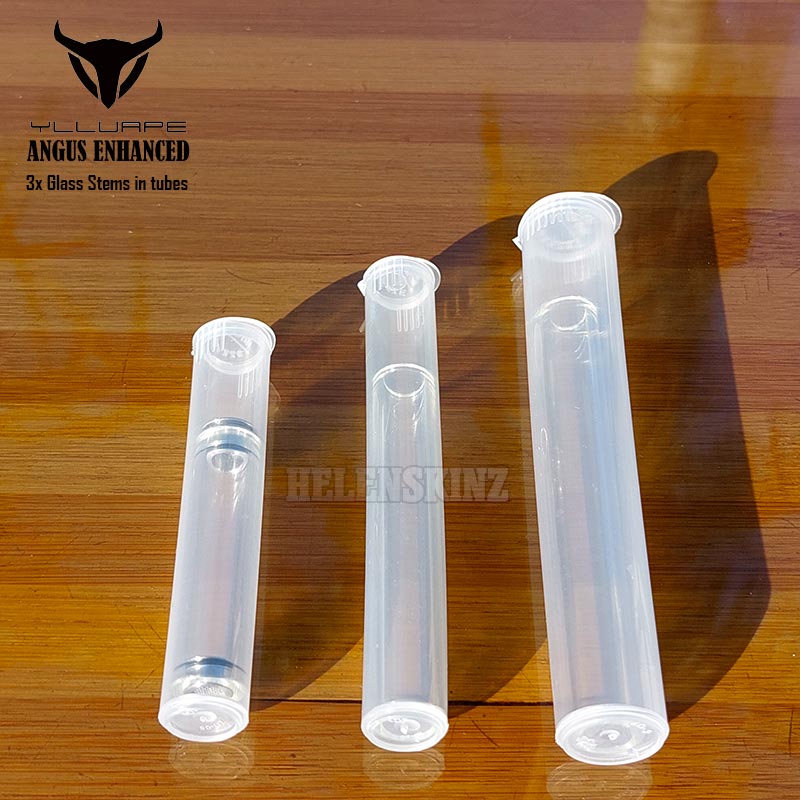 YLLVAPE Angus Enhanced 3 Glass Stems in Tubes NZ