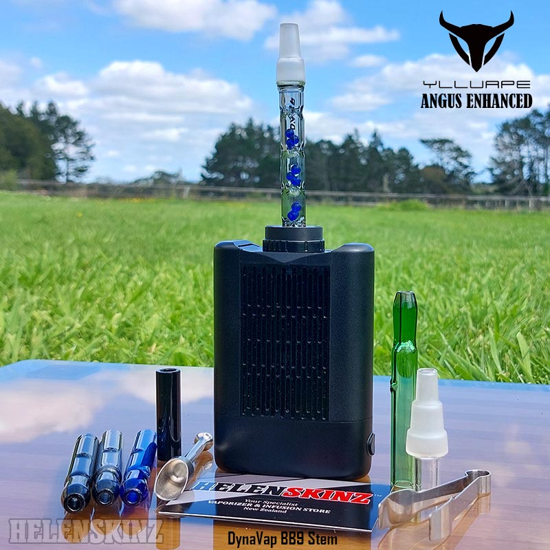 Angus Enhanced Vape with DynaVap BB9 Glass Stem Helenskinz NZ