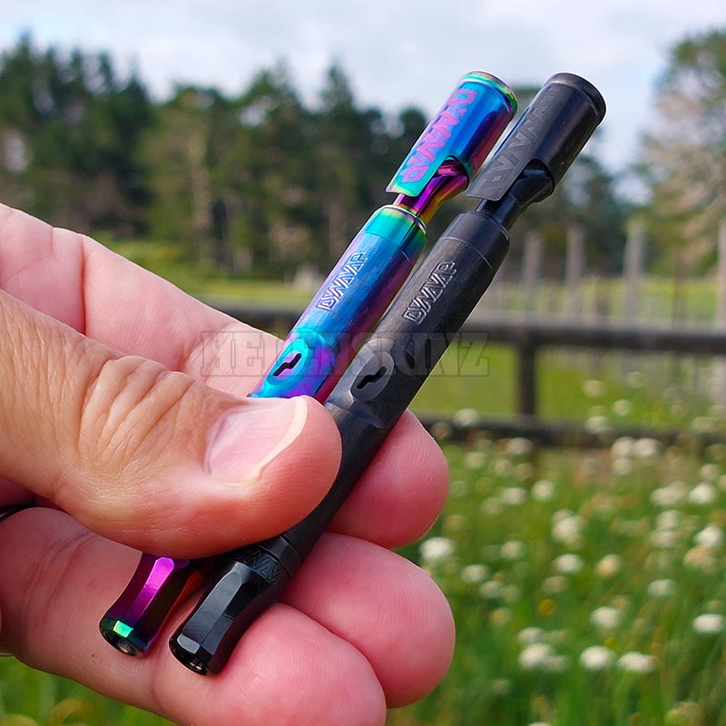 Holding M7 XL Obsidium & Rosium Pens by DynaVap NZ