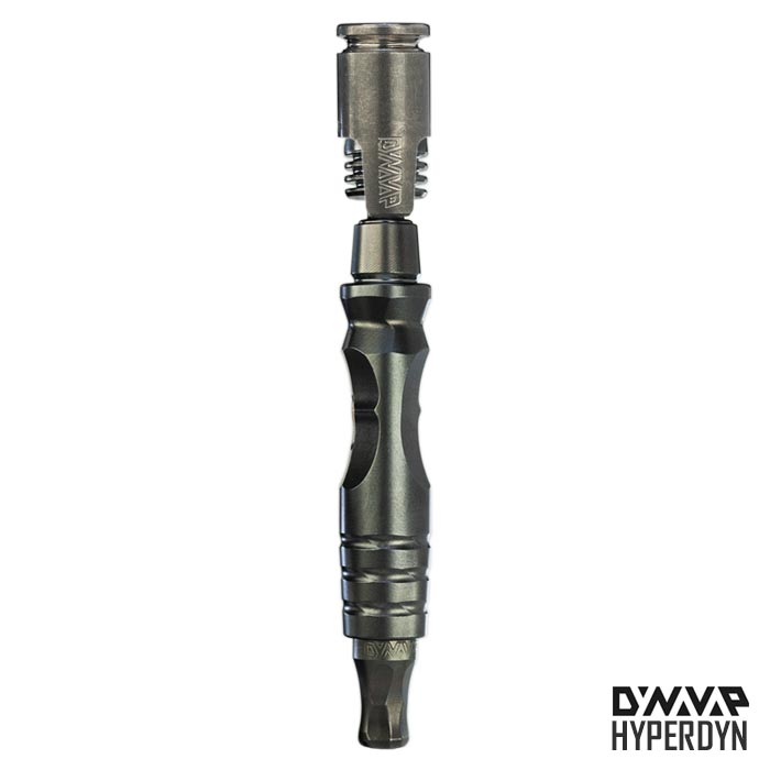 Side of a HyperDyn Vaporizer by DynaVap with Hyper Cap on NZ