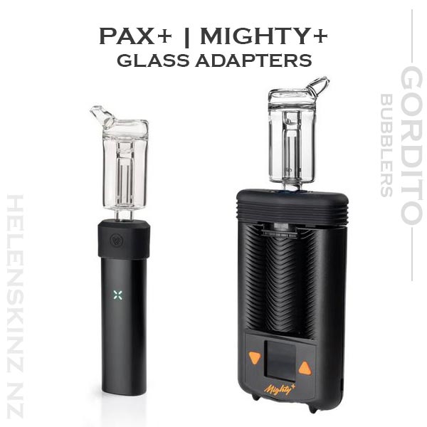 Pax and Mighty+ Glass Adapters and Gordito Mini Bubblers NZ