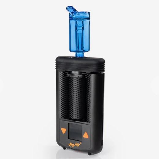 Storz & Bickel Mighty+ Vaporizer with Blue Gordito Mini Bubbler NZ