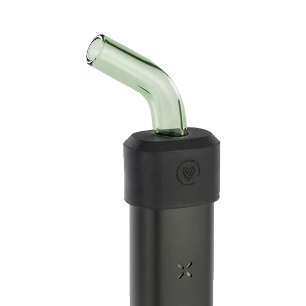 Bent Green Stem on PAX Glass Adapter V2 NZ