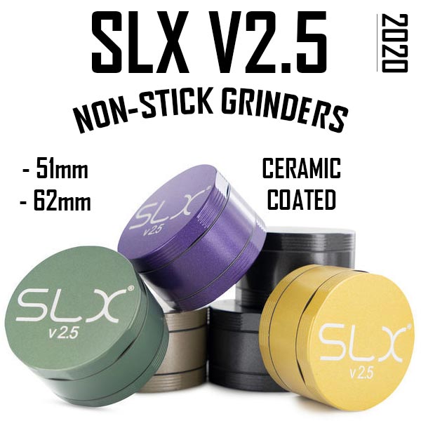 SLX Slicks Non Stick Ceramic Coated Herb Grinders NZ