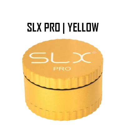 SLX PRO Non-Stick Herb Grinders 4pc, Yellow, Helenskinz NZ