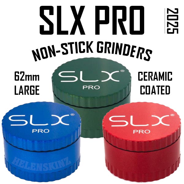 SLX PRO Non-Stick Herb Grinders 4pc, Ceramic Coated Helenskinz NZ