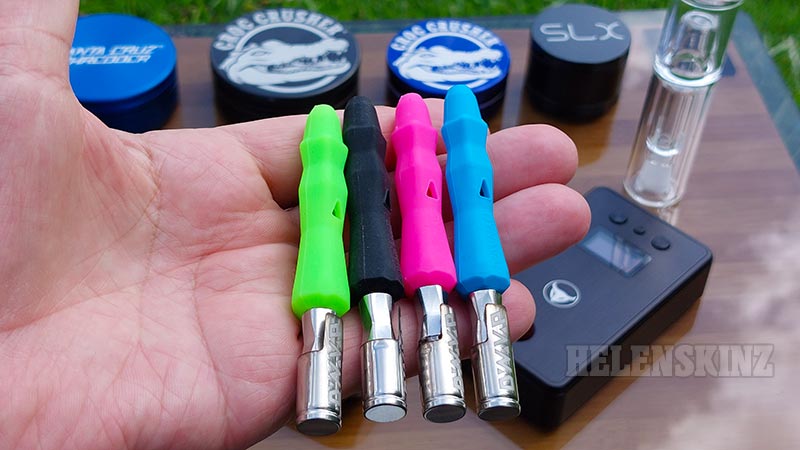 Holding DynaVap NEON The B Vaporizer NZ